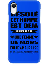 Load image into Gallery viewer, Désolé Cet Homme Est Déjà Pris Par Une Femme De Mars Birthday Gift Phone case

