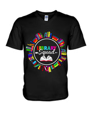 Load image into Gallery viewer, Librarian Library Squad Special Custom Design For Book Lovers Guys V-Neck
