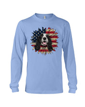 Load image into Gallery viewer, English Cocker Spaniel US Sunflower Gift For Dog Lovers Unisex Long Sleeve
