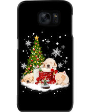 Load image into Gallery viewer, Funny Golden Retrievers Sleep In Red Boots Gift For Dog Lovers Phone case
