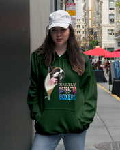 Load image into Gallery viewer, Easilly Distracted By Boxers Gift For Dog Lovers Hoodie
