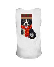 Load image into Gallery viewer, Santa Border Collie In Stock Gift For Dog Lovers Unisex Tank Top
