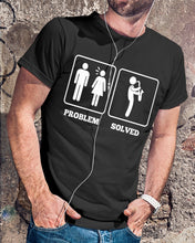 Load image into Gallery viewer, Vintage Funny Problem And Solved Gift For Saxophone Musicians Guys Tee
