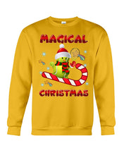 Load image into Gallery viewer, Tennis Players Magical Christmas Snowman Gift For Women Sweatshirt
