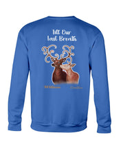 Load image into Gallery viewer, Custom Name Deers Gift For Boyfriend Till Our Last Breath Sweatshirt
