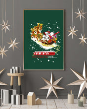 Load image into Gallery viewer, Baseball Xmas Sleigh Loading Gift For Baseball Lovers Vertical Poster
