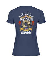 Load image into Gallery viewer, God Sent Me My Son And My Daughter Custom Design Ladies Tee
