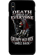 Load image into Gallery viewer, Death Smiles At Everyone Grumpy Old Men Smile Back Gift For Men Phone case

