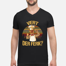 Load image into Gallery viewer, Vert Der Ferk Retro Vintage Gift For Cook Lovers Guys V-Neck
