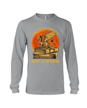 Load image into Gallery viewer, I'm A Book Dragon Not A Worm Gift For Dragon Lovers Unisex Long Sleeve
