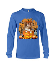 Load image into Gallery viewer, Chihuahua Book Pumpkin Halloween Gift For Dog Lovers Unisex Long Sleeve
