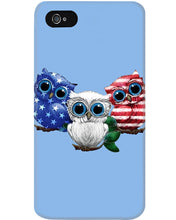 Load image into Gallery viewer, Lovely Phone Case Three Owl With US Flag Gift For Owl Lovers Phone case
