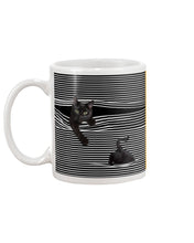 Load image into Gallery viewer, Cats In Your Horizontal Stripes Pocket Trending Gift For Cats Lovers Mug

