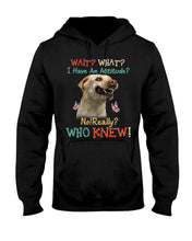 Load image into Gallery viewer, Labrador Retriever Attitude Really Gift For Dog Lovers Hoodie
