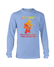 Load image into Gallery viewer, Hey Ump Does Your Wife Know You're Screwing Us Unisex Long Sleeve
