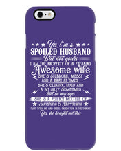 Load image into Gallery viewer, Shes Stubborn Messy And A Brat At Times Black Gift For Husband Phone case
