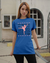 Load image into Gallery viewer, Ballet Words Pink Pattern Gift For Ballet Dancer Guys Tee
