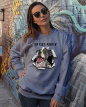 Load image into Gallery viewer, Pitbull Six Feet People Gift For Pitbull Lovers Sweatshirt
