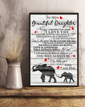 Load image into Gallery viewer, You'll Always Be My Baby Girl Great Gift From Mom To Daughter Vertical Poster

