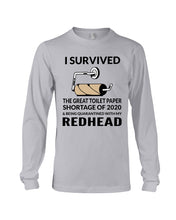 Load image into Gallery viewer, I Survived The Great Toilet Paper Shortage Of 2020 Unisex Long Sleeve
