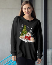 Load image into Gallery viewer, Funny Golden Retrievers Sleep In Red Boots Gift For Dog Lovers Unisex Long Sleeve
