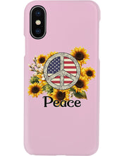 Load image into Gallery viewer, Peace Sign Sunflower Birthday Gift For Girls Phone case
