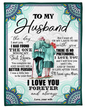 Load image into Gallery viewer, Wife Gift For Husband The Old Mandala The Day I Met You Fleece Blanket
