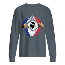 Load image into Gallery viewer, Corse Super Hero Flag Patriot Gift For Men Sweatshirt
