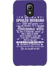 Load image into Gallery viewer, Shes Stubborn Messy And A Brat At Times Black Gift For Husband Phone case
