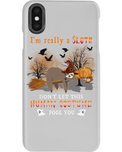 Load image into Gallery viewer, Sloth I'm Really A Storm Don't Let This Human Costume Halloween Gift Phone case
