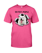 Load image into Gallery viewer, Six Feet People Alaska Husky  Unique Custom Design For Dog Lovers Guys Tee
