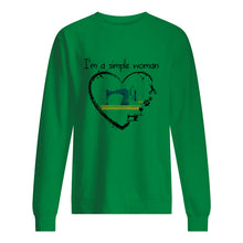 Load image into Gallery viewer, Sewing I'm A Simple Woman Gift For Women Sweatshirt
