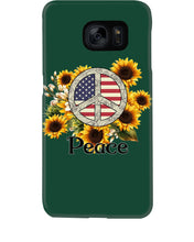Load image into Gallery viewer, Peace Sign Sunflower Birthday Gift For Girls Phone case
