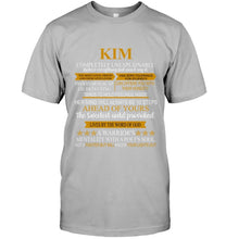 Load image into Gallery viewer, Kim Custom Name Gift A Warrior's Mentality With A Poet's Soul Guys Tee
