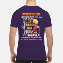 Load image into Gallery viewer, Het Moeilijkste Deel Van Mijn Werk Is Aardig Zijn Tegen Mensen Guys V-Neck
