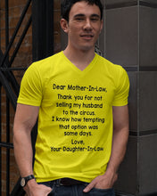 Load image into Gallery viewer, Daughter In Law Gift For Mother In Law I Know How Tempting That Option Was Some Days Guys V-Neck
