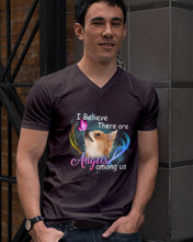 Load image into Gallery viewer, I Believe There Are Angels Among Us Gift For Chihuahua Lovers Guys V-Neck

