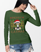 Load image into Gallery viewer, Merry Catmas Cute Funny Gifts Unisex Long Sleeve
