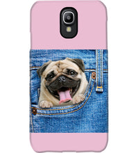 Load image into Gallery viewer, baby Pug In Denim Pocket Gift For Dog Lovers Phone case
