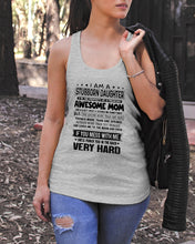 Load image into Gallery viewer, Stubborn Son Of Awesome Mom She'll Punch You Very Hard Ladies Flowy Tank

