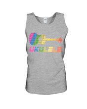 Load image into Gallery viewer, Ukulele Colorful Design Gift For Ukulele Players Unisex Tank Top
