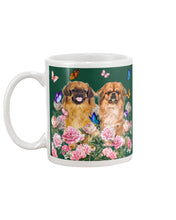 Load image into Gallery viewer, Pekingese With Peonies Gift For Dog Lovers Mug
