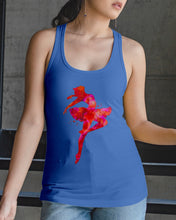 Load image into Gallery viewer, Colorful Red Pink Ballet Girl Gift For Ballet Dancer Ladies Flowy Tank

