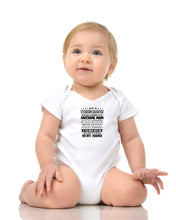 Load image into Gallery viewer, Stubborn Son Of Awesome Mom She'll Punch You Very Hard Baby Onesie
