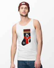 Load image into Gallery viewer, Santa Border Collie In Stock Gift For Dog Lovers Unisex Tank Top
