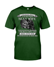 Load image into Gallery viewer, Shes Stubborn Messy And A Brat At Times Black Gift For Husband Guys Tee
