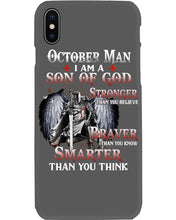 Load image into Gallery viewer, October Man Son Of God Birthday Meaningful Gift For Men Phone case
