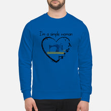 Load image into Gallery viewer, Sewing I'm A Simple Woman Gift For Women Sweatshirt
