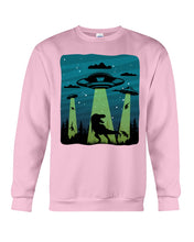 Load image into Gallery viewer, UFA Dinosaur T Rex Sky Full Of Stars Sweatshirt
