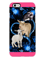 Load image into Gallery viewer, Lovely Phone Case Twinkling Blue Heart Gift For Goat Lovers Phone case
